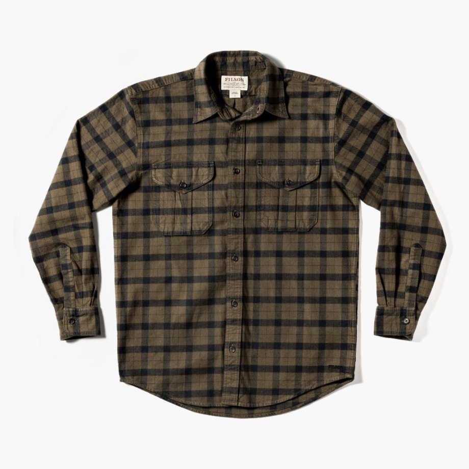 Guía De Alaska Camisa Nutria Verde-negro Plaid Lunes