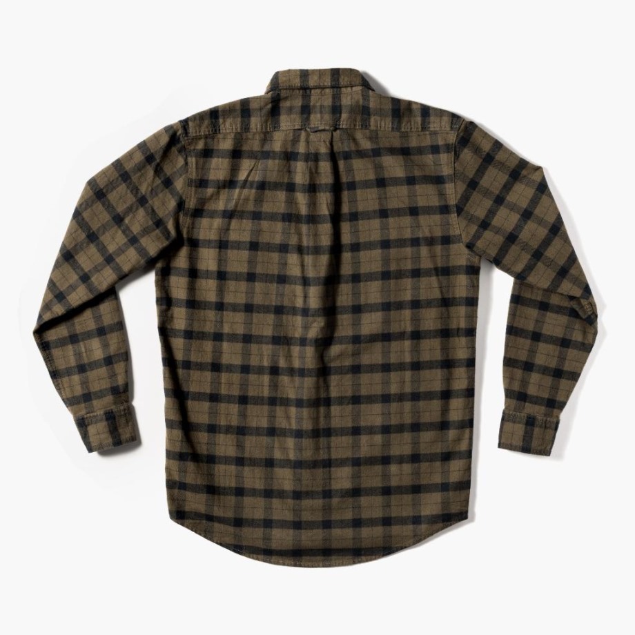 Guía De Alaska Camisa Nutria Verde-negro Plaid Lunes