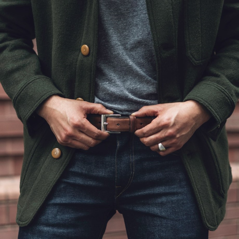 Viernes Cinturón Clásico De Cuero Para Hombre Arizona Adobe