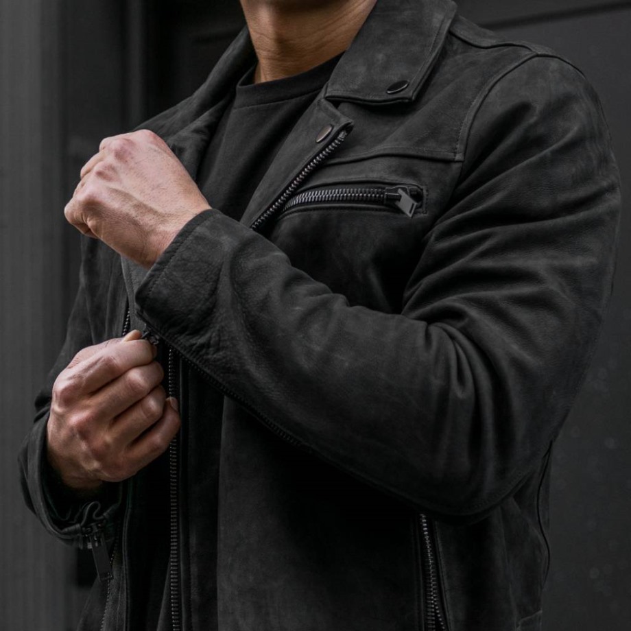 Chaqueta De Moto Viernes Negro Mate