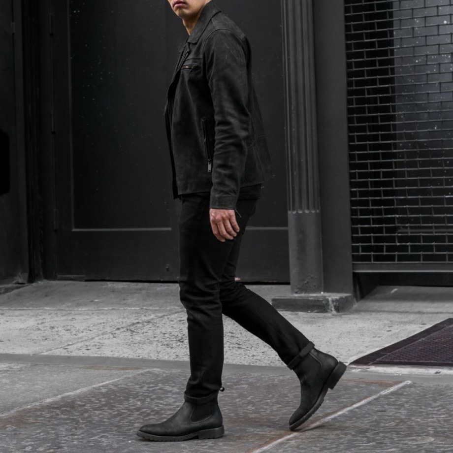 Chaqueta De Moto Viernes Negro Mate