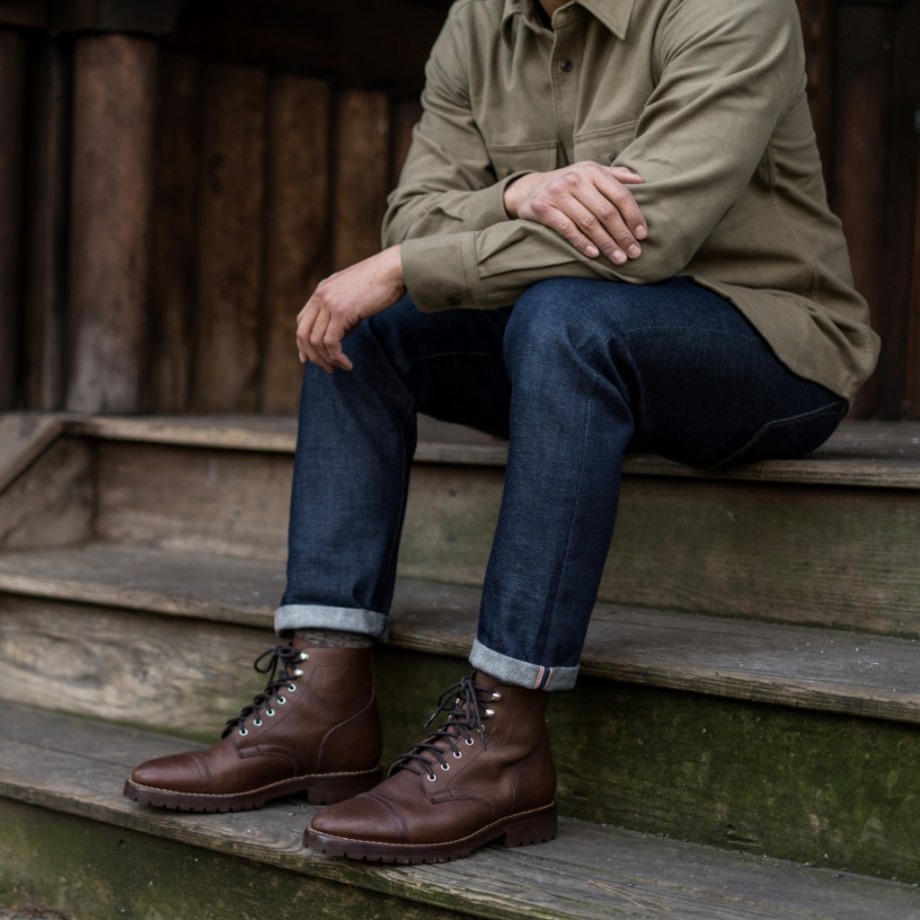 Jeans Ajustados De Pluma índigo Sábado