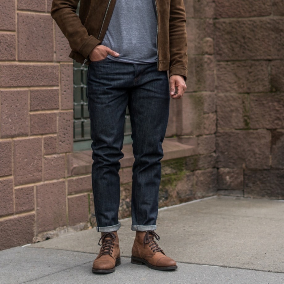 Indigo (slim Tapered) Saturday Selvedge Slim Tapered Jeans