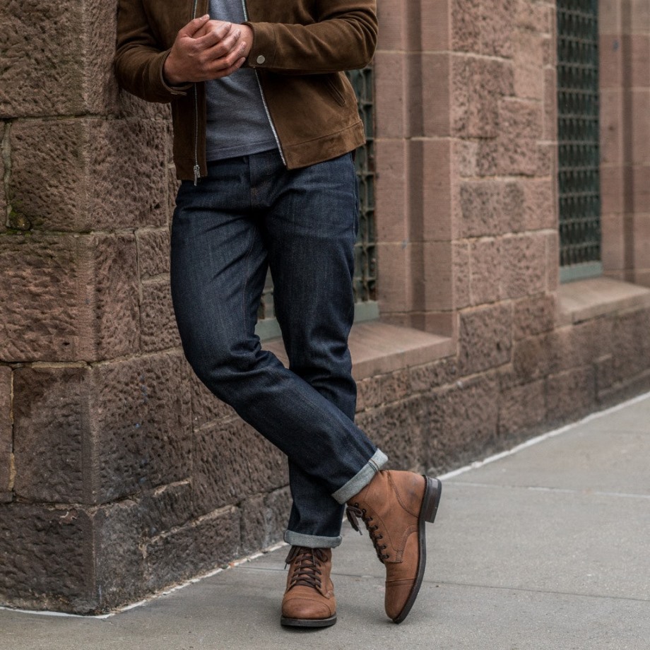 Indigo (slim Tapered) Saturday Selvedge Slim Tapered Jeans