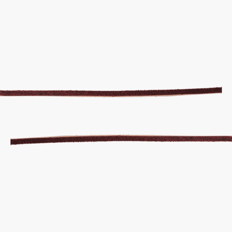 Miércoles De Cordones De Cuero Burdeos