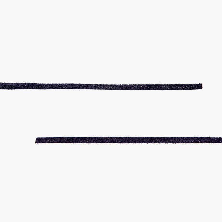 Martes De Cordones De Cuero Añil