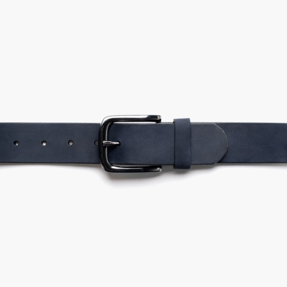 Cinturon Hombre Heritage Piel Marino Mate Jueves