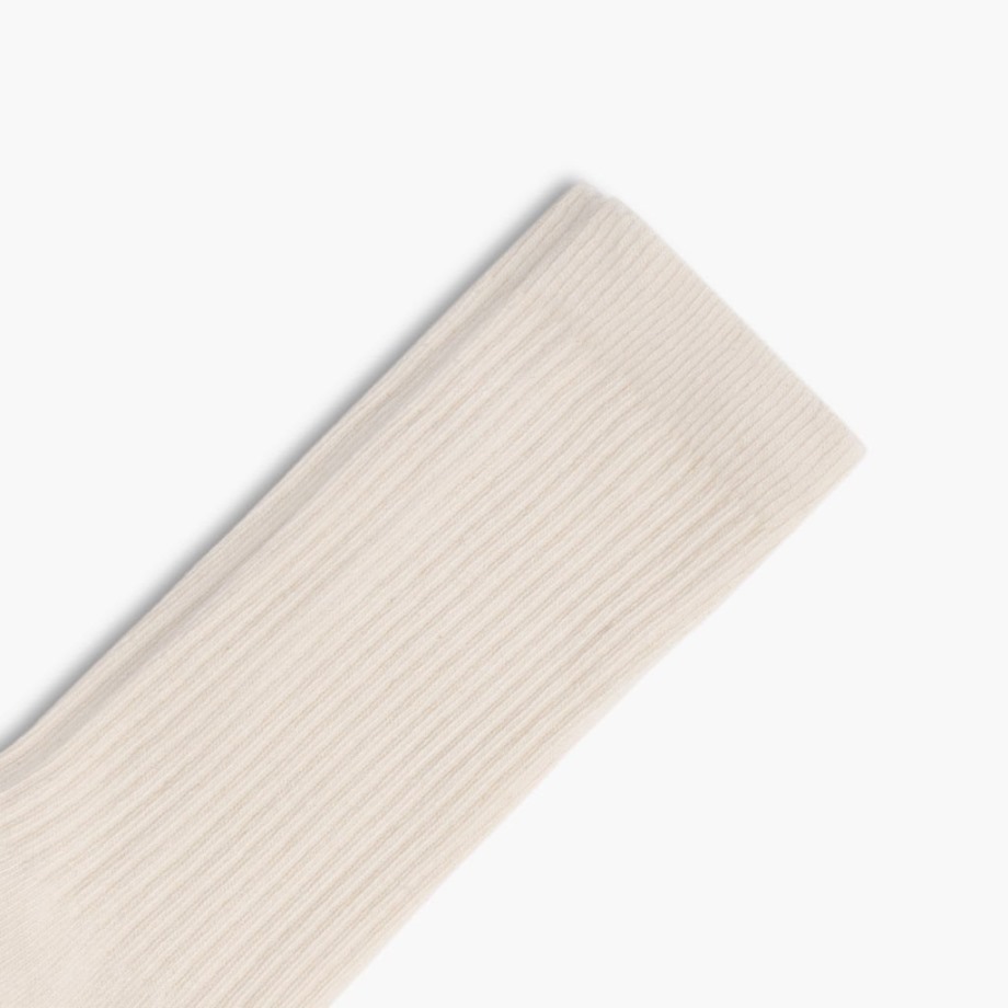 Calcetín Clásico Sodello Para Mujer De Color Hueso Martes