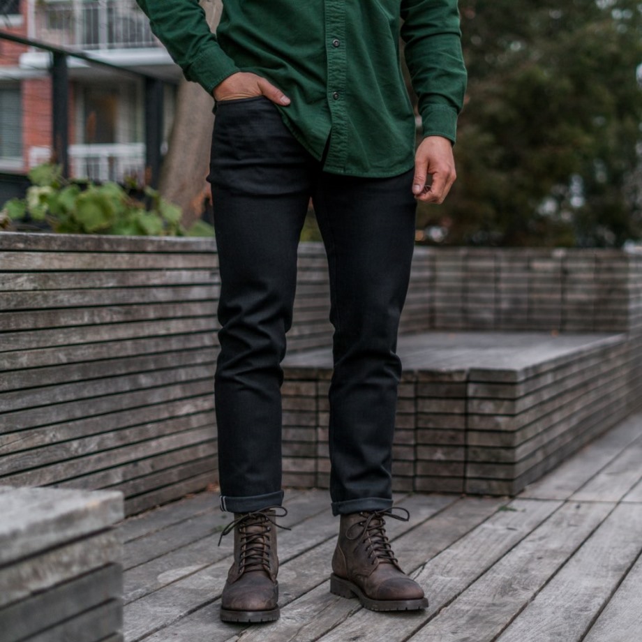 Pen Slim Fit Jeans Domingo Negro