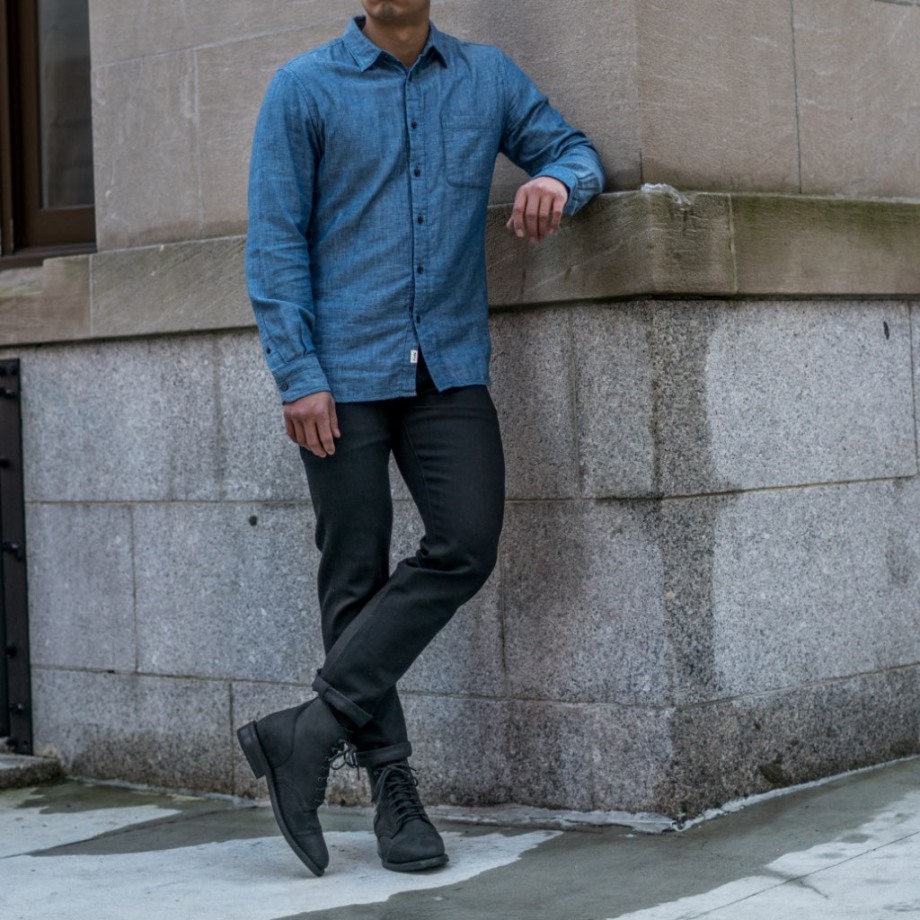 Pen Slim Fit Jeans Domingo Negro