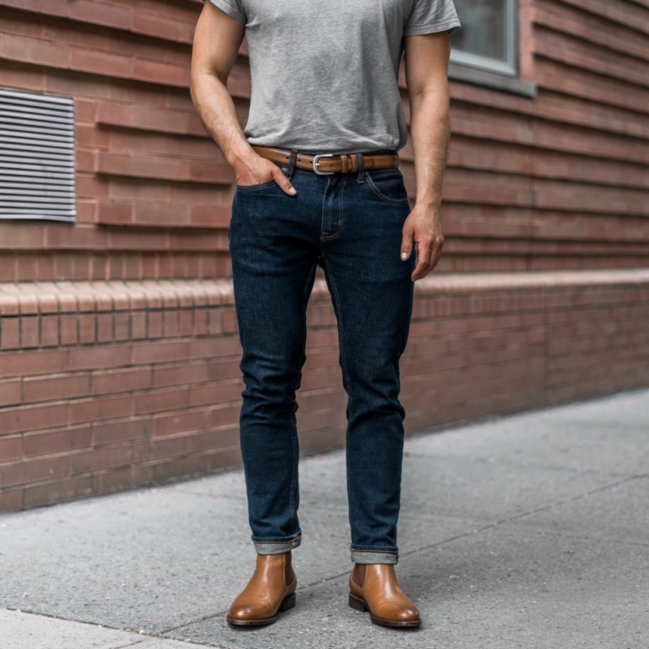 Cinturón Sunday Hombre Cuero Refinado Toffee