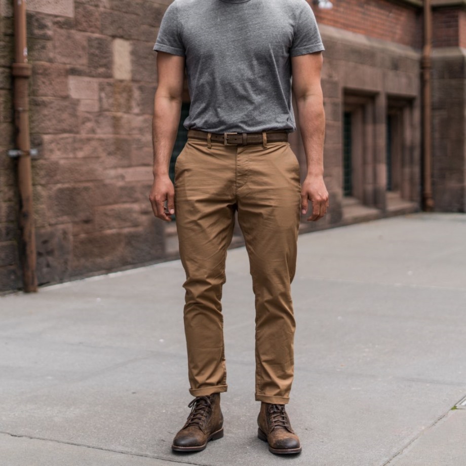 Jueves Cinturon Clasico Hombre Piel Moka