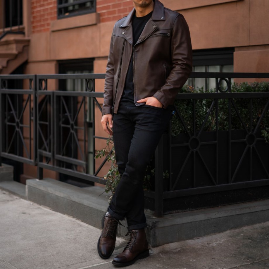 Jueves Chaqueta De Moto Inglesa Antigua