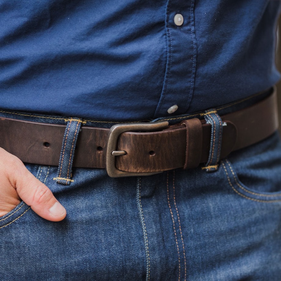 Cinturón De Cuero Heritage Para Hombre Tabaco Martes