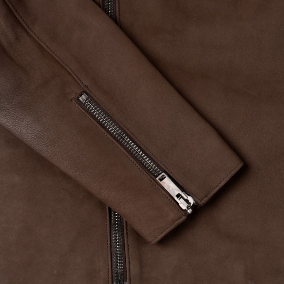 Chaqueta De Moto De Miércoles De Tabaco