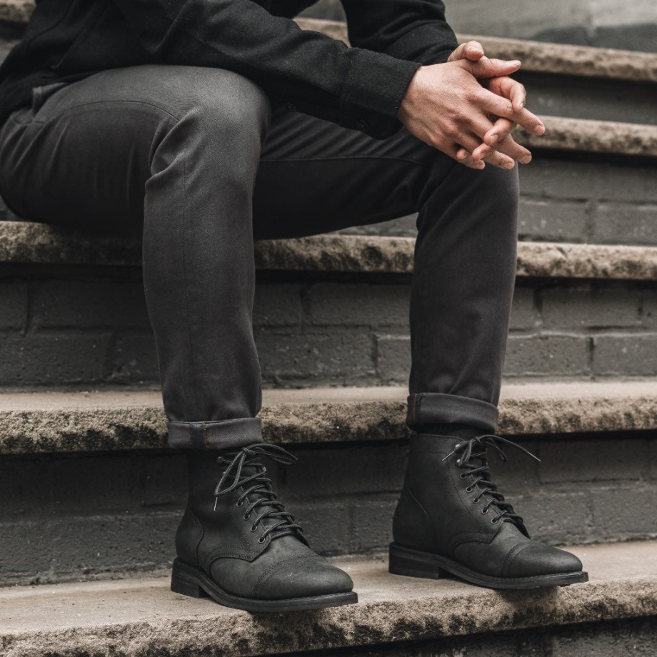 Chinos De Corte Slim Estilo Hacha De Carbón De Martes