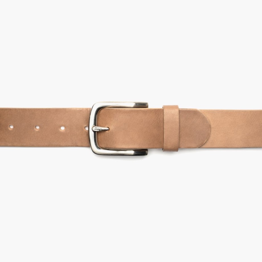 Miércoles Cinturón De Cuero Heritage Para Hombre Vachetta Natural