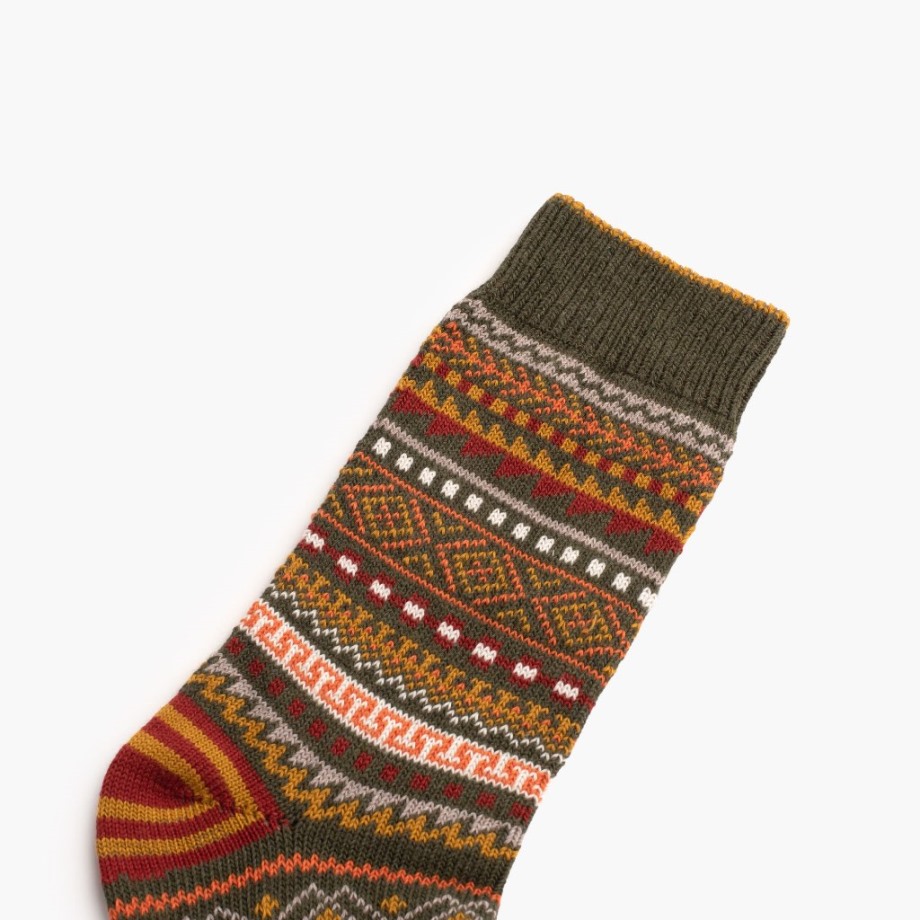 Calcetín Mujer Sodello Verona Miércoles Oscuro Musgo