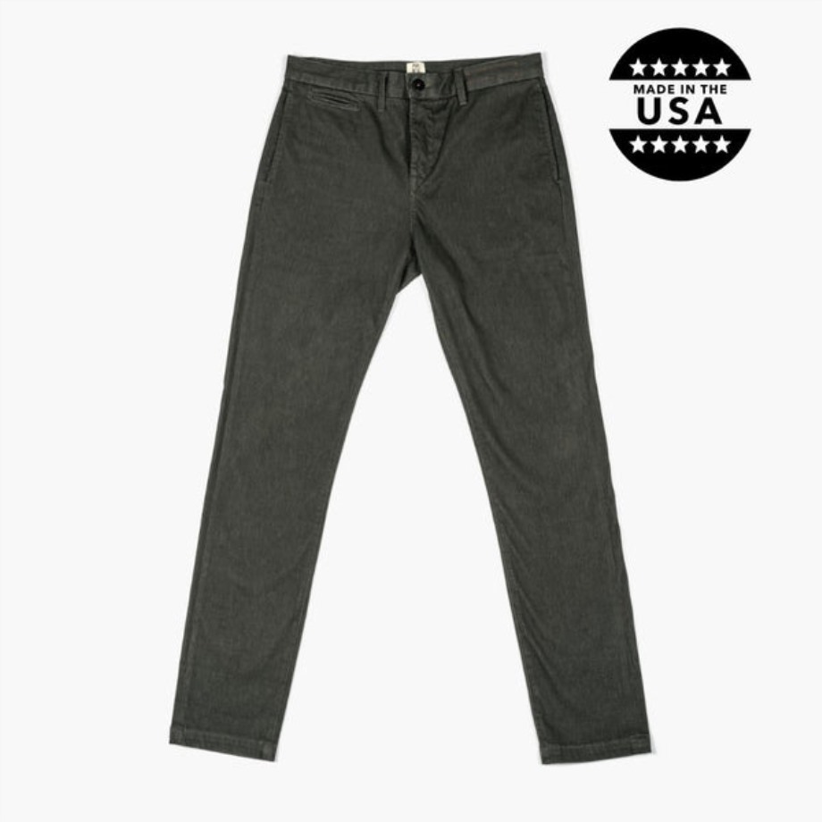 ax_slim_fit_chinos_verde_militar_jueves.jpg Ax Slim Fit Chinos Verde Militar Jueves - Imagen 1