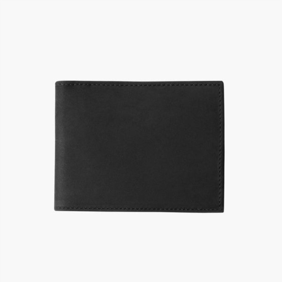 cartera_plegable_negra_mate_viernes.jpg Cartera Plegable Negra Mate Viernes - Imagen 1
