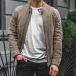 Chaqueta Miercoles Taupe Racer - Imagen 3