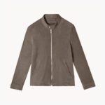 Chaqueta Miercoles Taupe Racer - Imagen 4