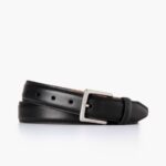 Cinturon Clasico De Piel Mujer Black Monday