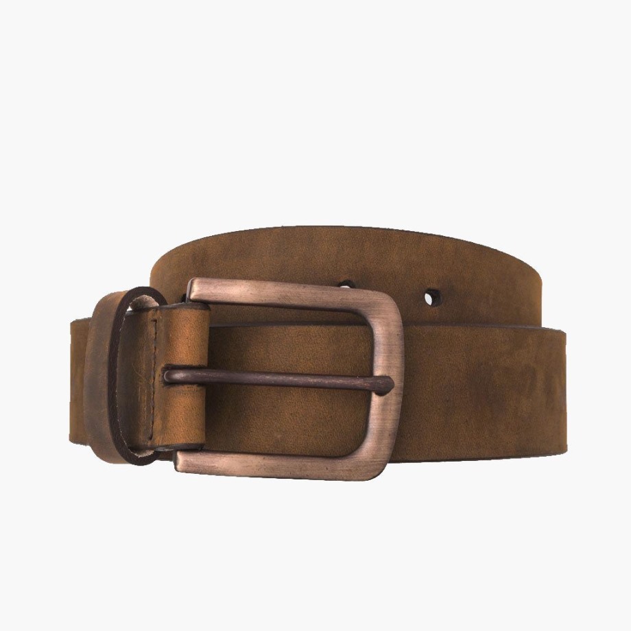 Cinturón De Cuero Heritage De Cobre Quemado Para Hombre Sábado - Imagen 2