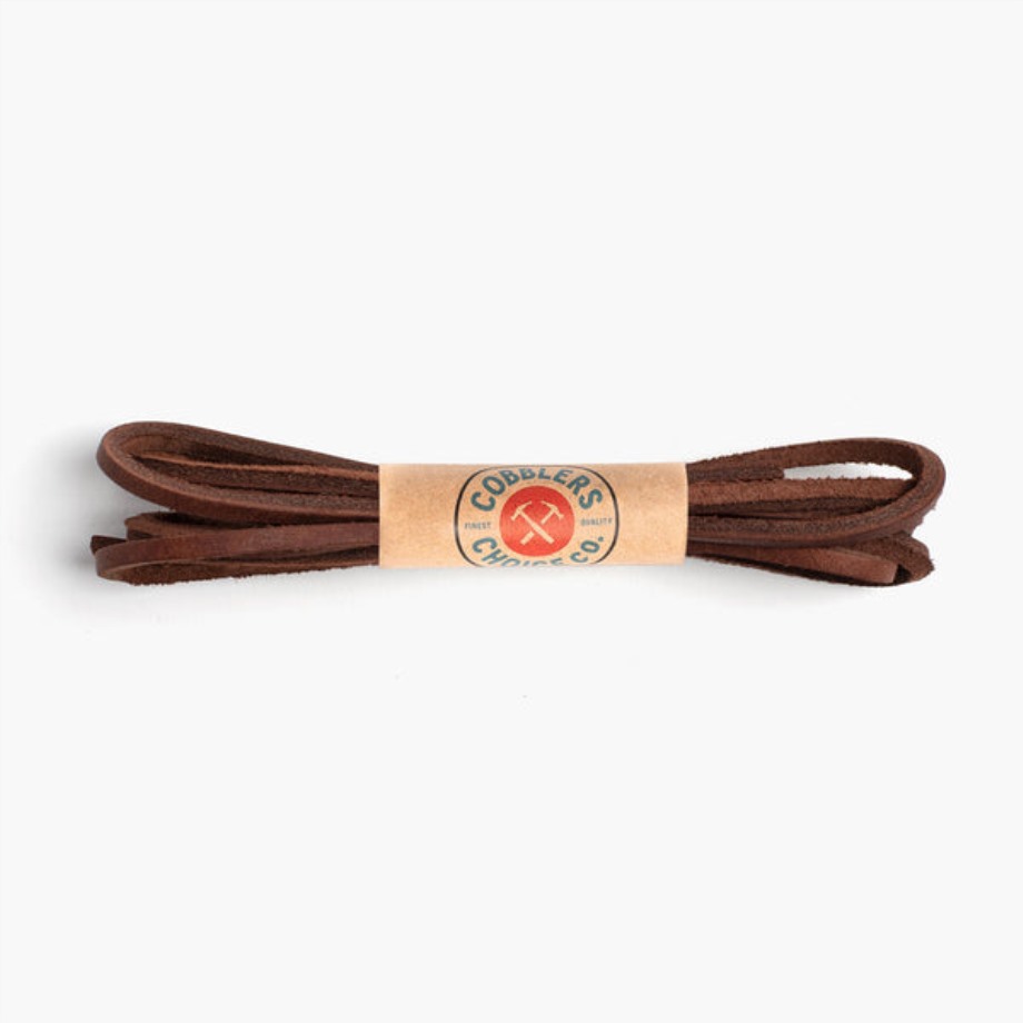 cordones_de_cuero_friday_rojo_arcilla.jpg Cordones De Cuero Friday Rojo Arcilla - Imagen 1