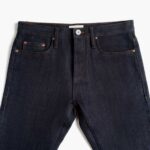 Monday Vaqueros Tapered De Orillo Pesado índigo - Imagen 4