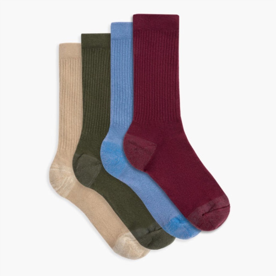 Paquete De 4 Calcetines Sodello Classic Crew Para Hombre Lunes (de Temporada) - Imagen 1